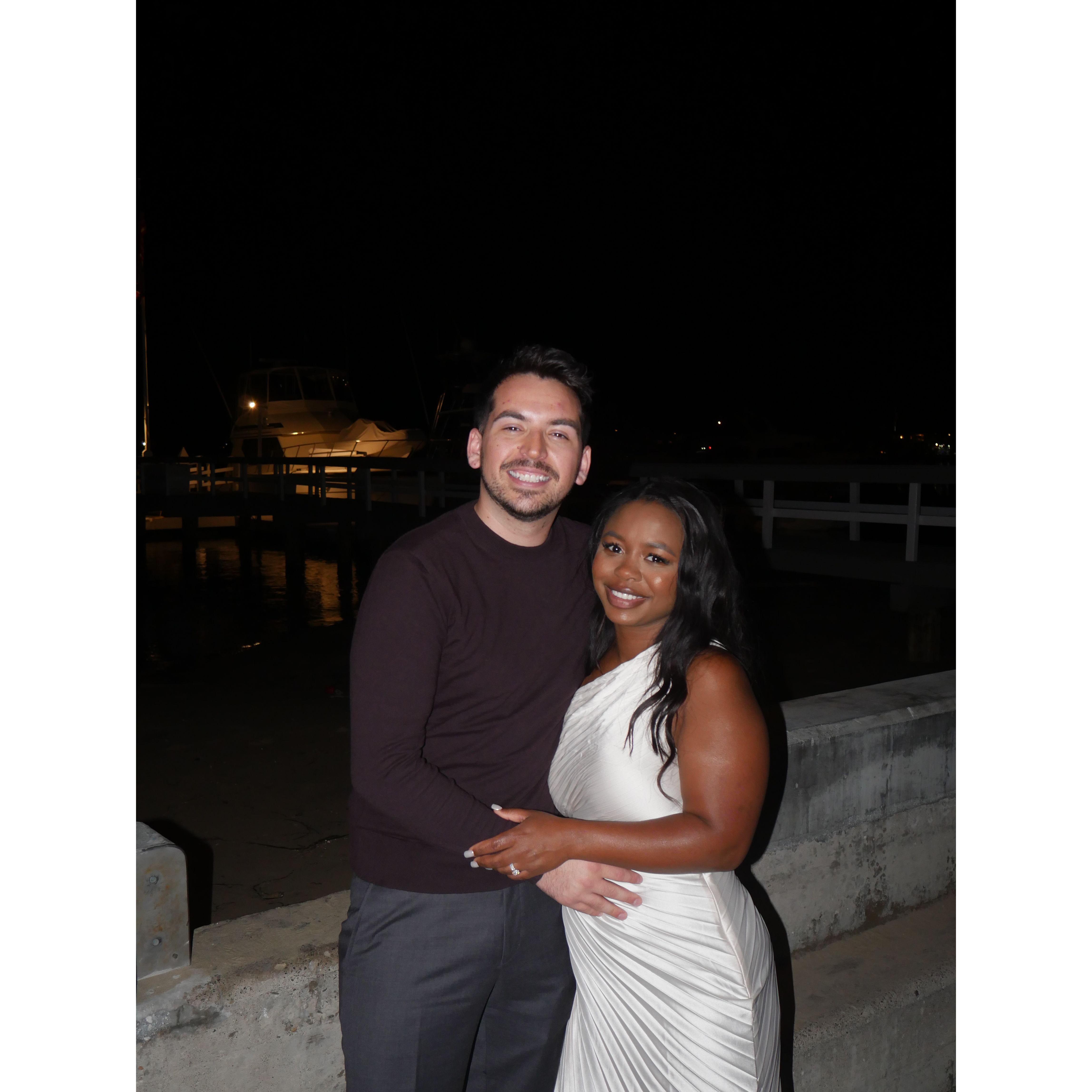 Proposal Night Balboa Island