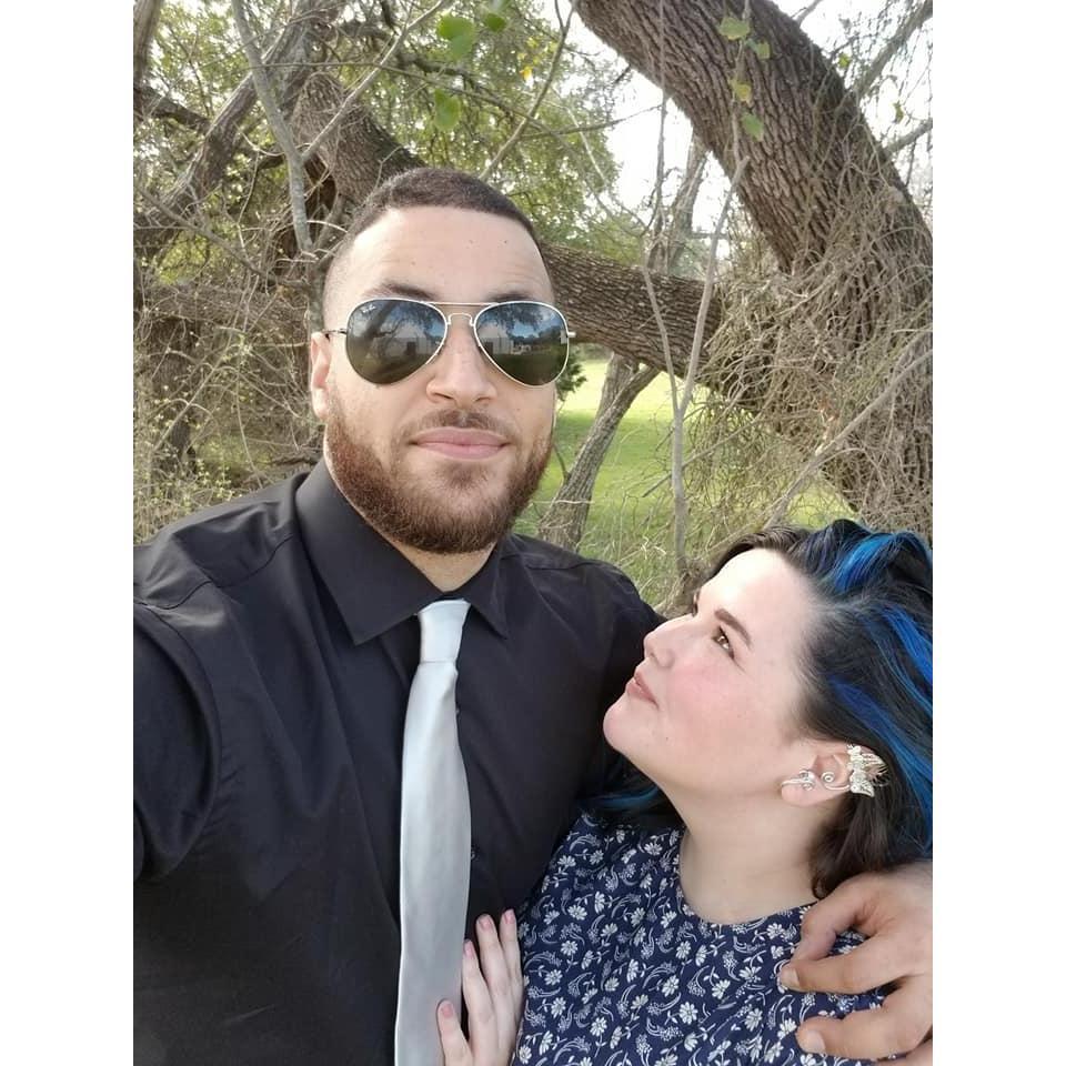 After Zailey and Jacob's Leap Year wedding ceremony pre-COVID lockdowns in 2020.