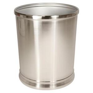 Bathroom Wastebasket Silver Nickel - InterDesign®