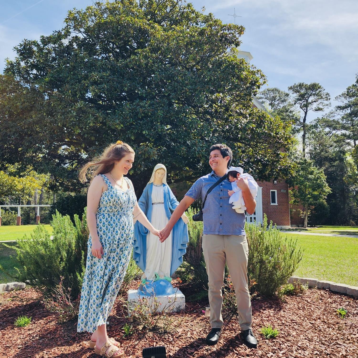 Baby Jeffrey's Baptism at St. Francis Xavier Catholic Chapel!
