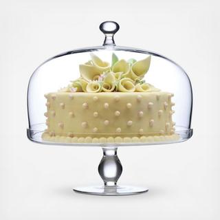 Michelangelo Footed Cake Plate with Dome