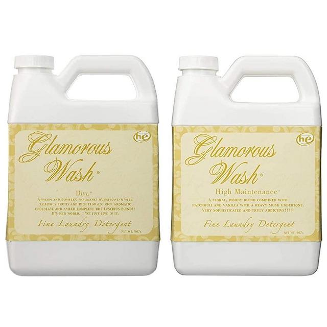 Tyler Candle Glamorous Wash Laundry Detergent Diva and High Maintenance 32oz Bundle