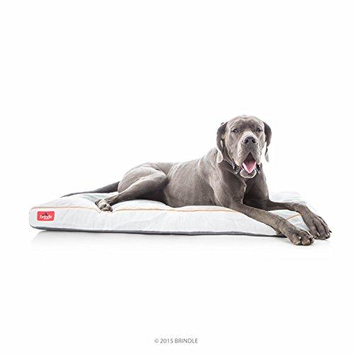 Brindle Soft Memory Foam Dog Bed with Removable Washable Cover