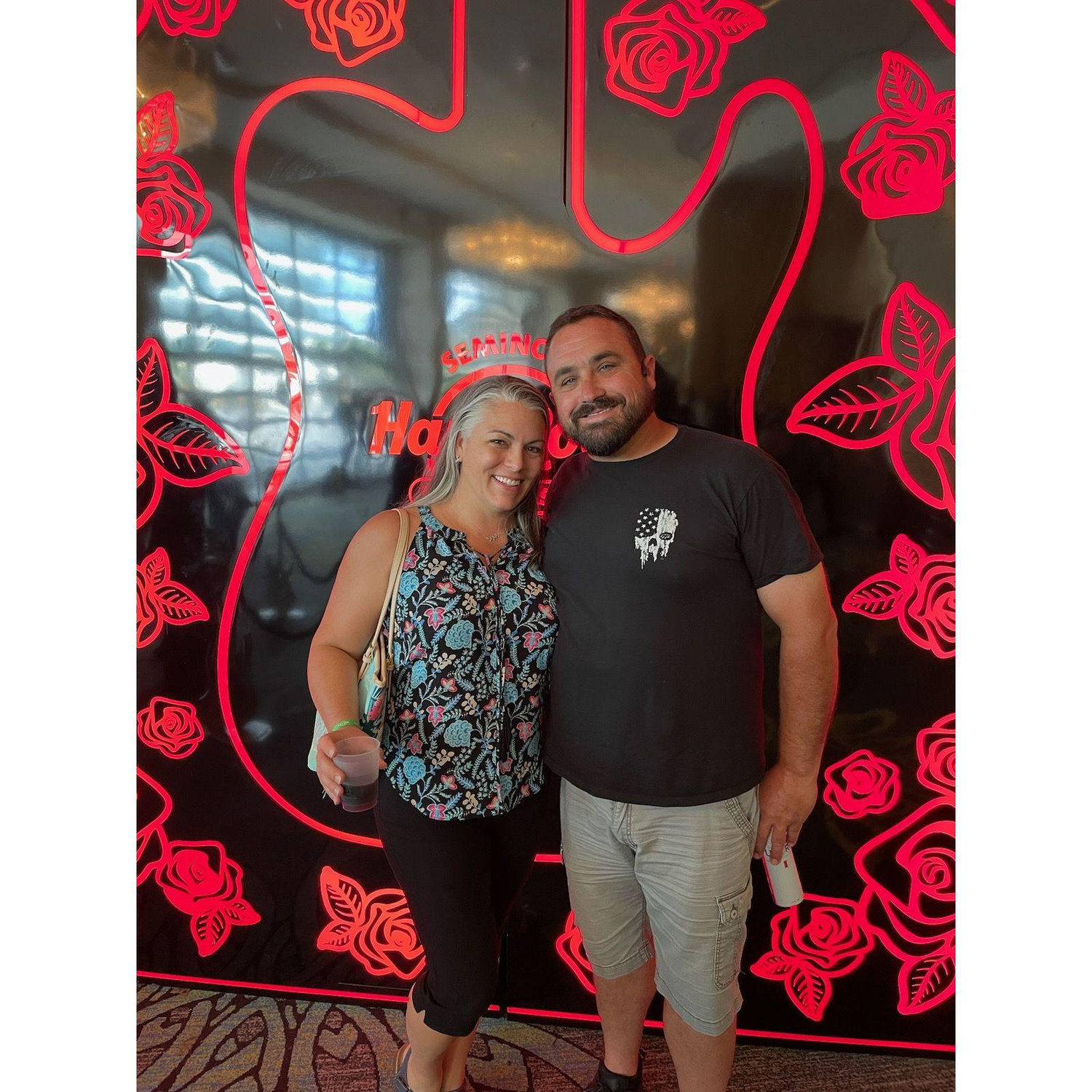 One of our first dates the second time around was to the Casino for a comedy show.