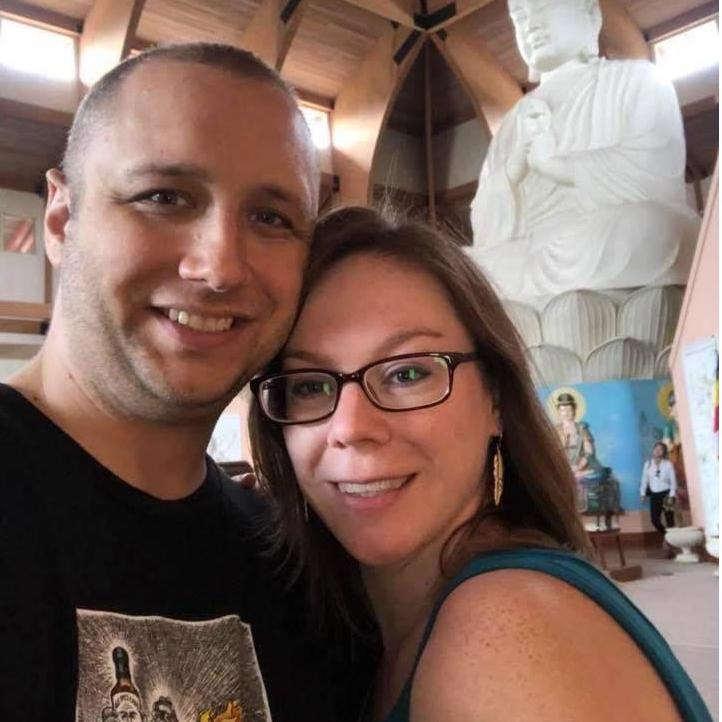 Our first photo together - August 2018