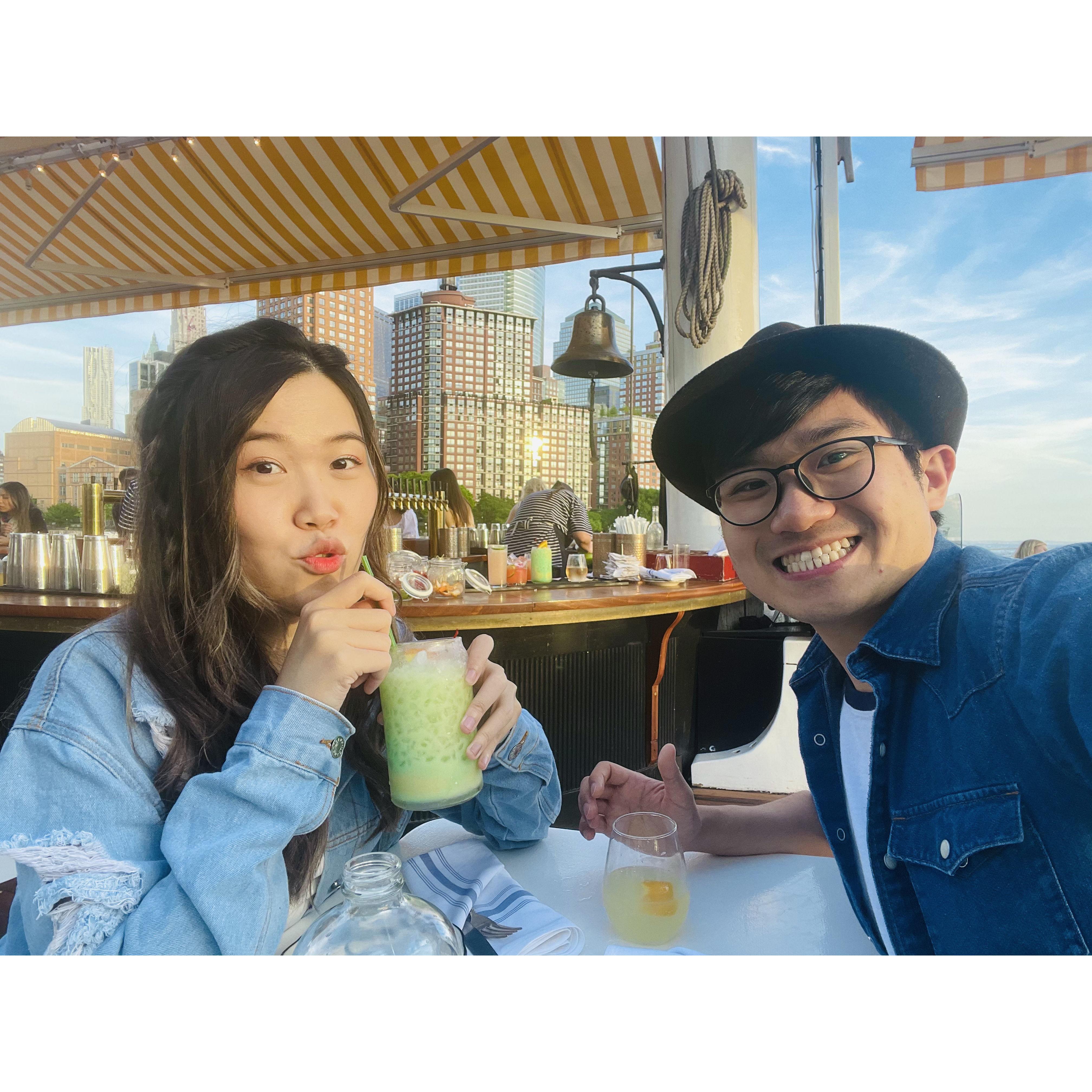 [2021-05] His first birthday with her