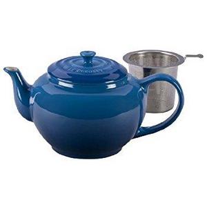 Le Creuset Stoneware Large Teapot with Stainless Steel Infuser, Marseille