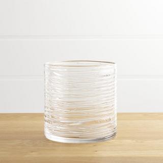 Spin Glass Hurricane Candle Holder/Vase