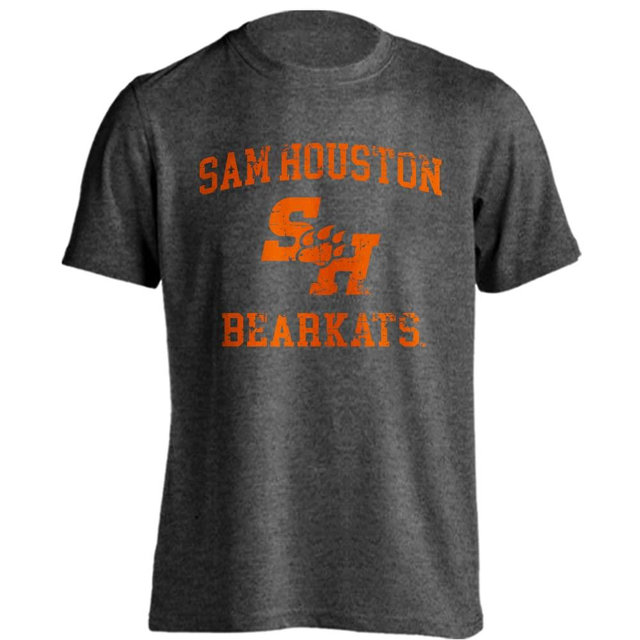 Sport Your Gear NCAA Officially Licensed Distressed Retro Short Sleeve T-Shirt Game Day Tee Spirit Wear Fan Gear Apparel