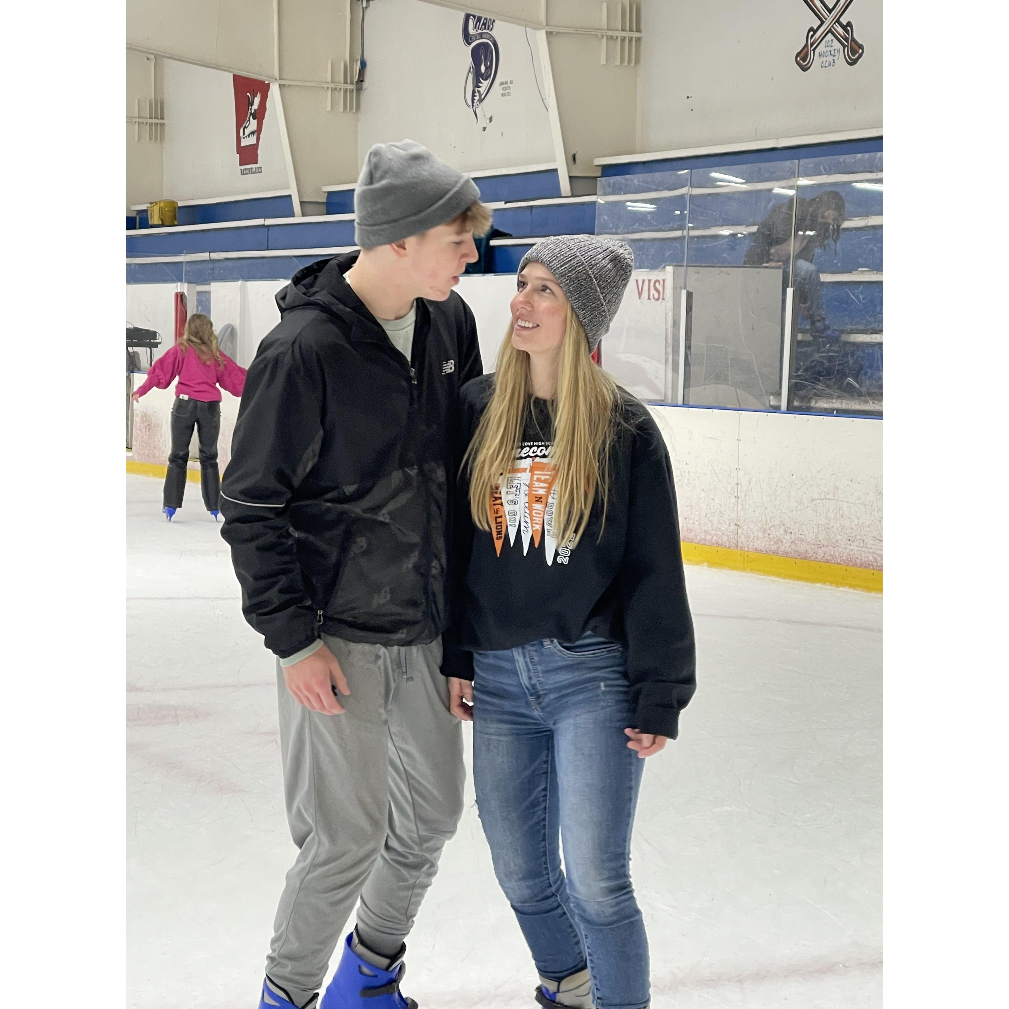 At the Ice Skating Rink