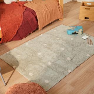 Mushroom Hunt Area Mini Dot Rug