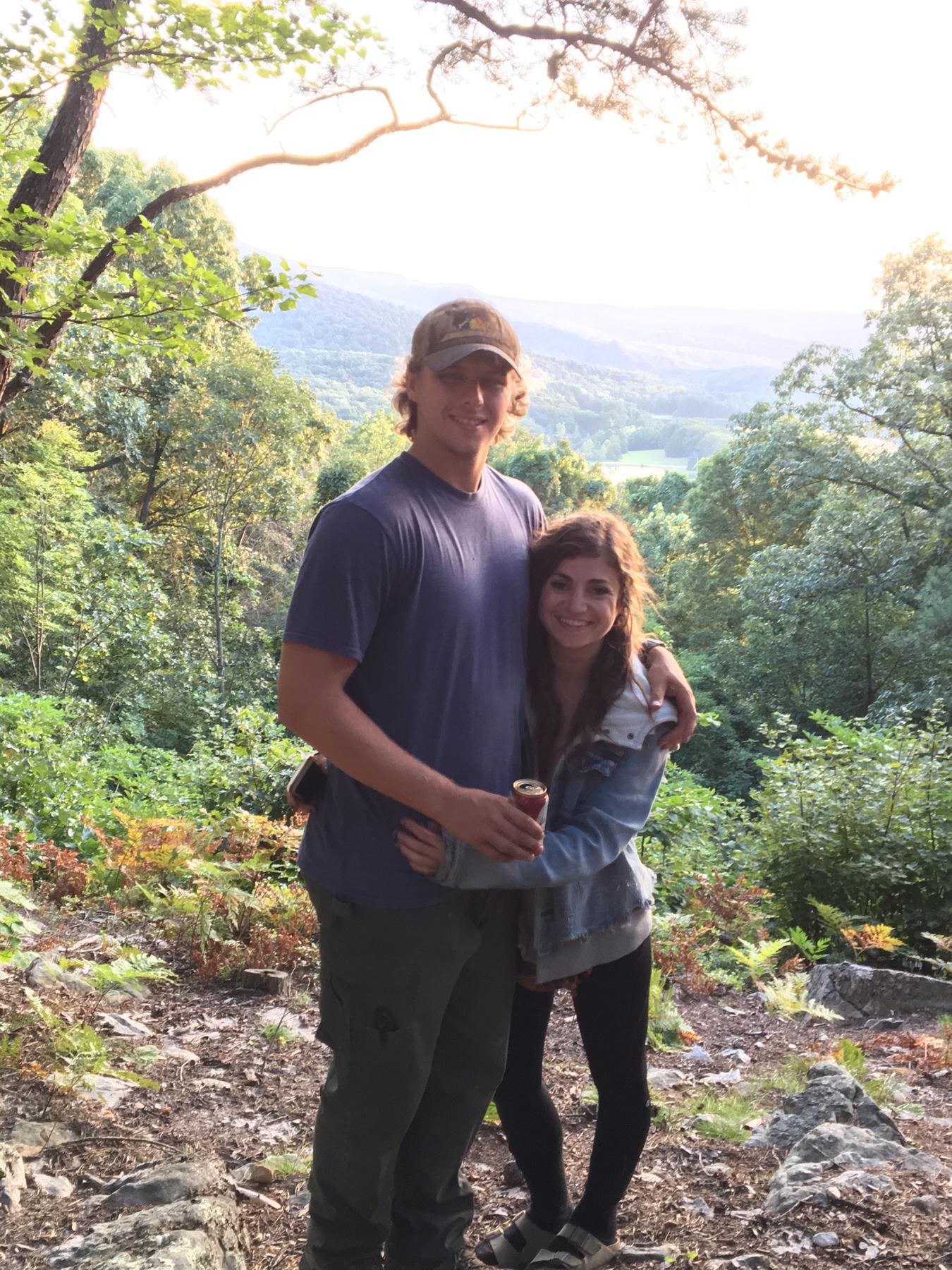 Kyle & Amy's first camping trip!