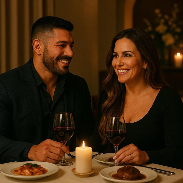 Jantar romântico para aliviar o stress da semana