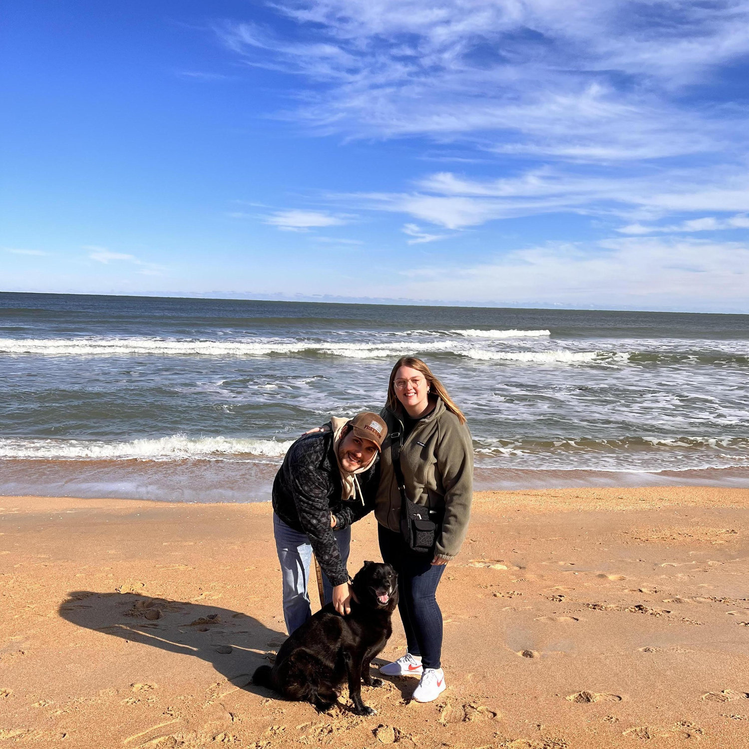 Our 1st beach trip with Rocko