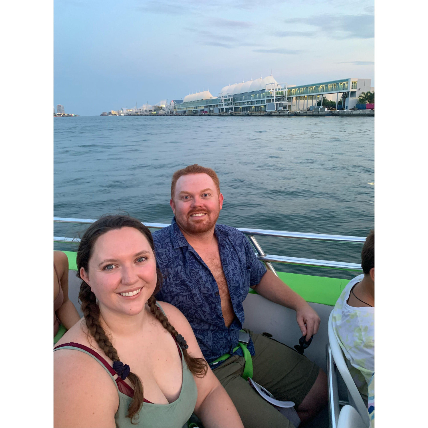 Miami speedboat tour for our first date night when we lived in Florida.
