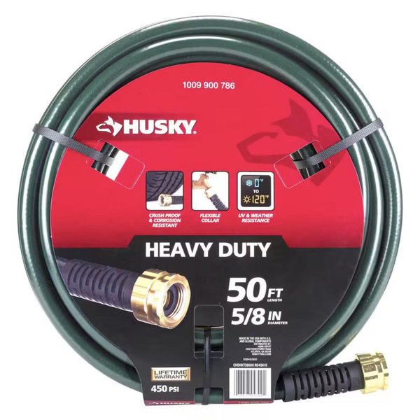 Husky 5/8 in. x 50 ft. Heavy-Duty Hose CHDHKT58050