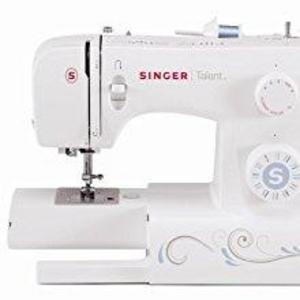 SINGER 3323S Talent Portable Sewing Machine, With 23 Built-In Stitches - Fully Automatic 1-step Buttonhole, 4 Stretch Stitches, 12 Decorative Stitches, 6 Basic Stitches and BONUS Fashion Accessories