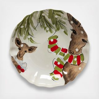 Deer Friends Pasta/Serving Bowl