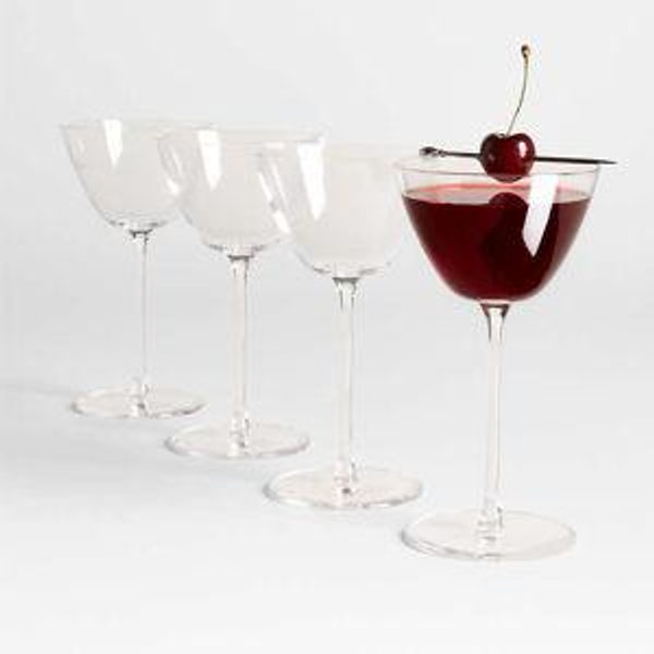 Set of Four Borough Martini Glasses