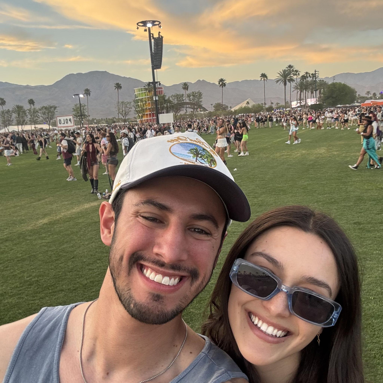 Danced at Coachella til our backs gave out