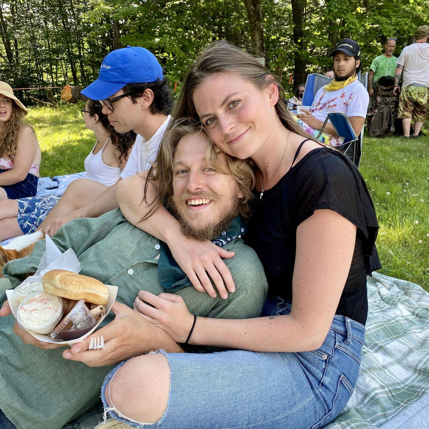 With our covid pod in Vermont