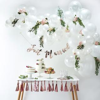 White Balloon Arch Kit