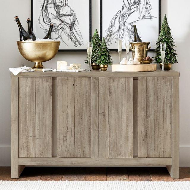 OPEN BOX Pismo 57" Buffet, Warm Rustic Gray