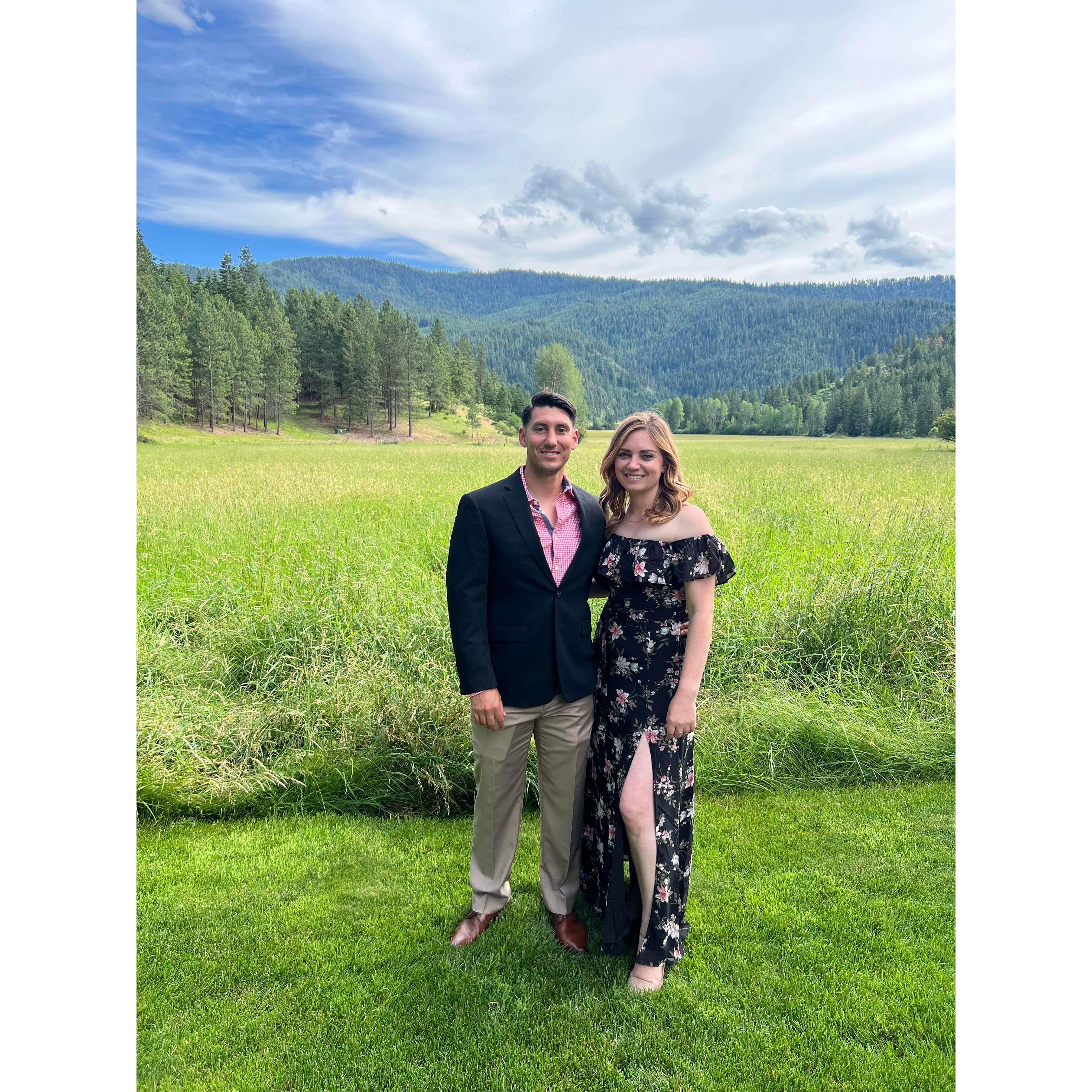 We loved Idaho and had a great time at a friend's wedding!