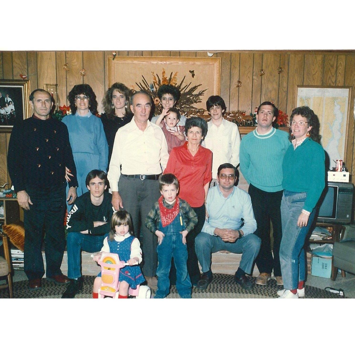 Michael with his Forbes family