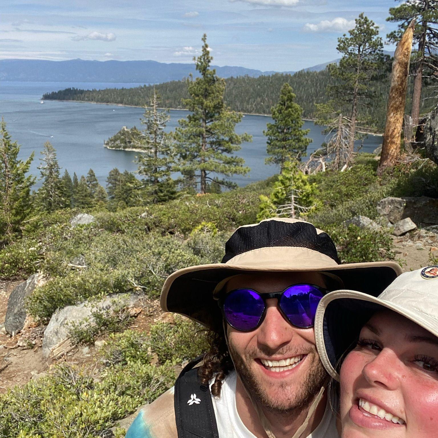 Just survived our first bear attack in Tahoe ♡