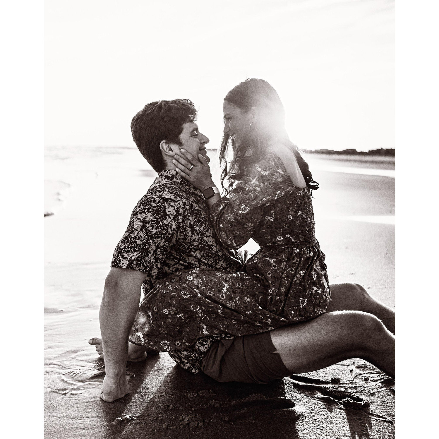 Romantic photo shoot on the Isle of Palms beach!