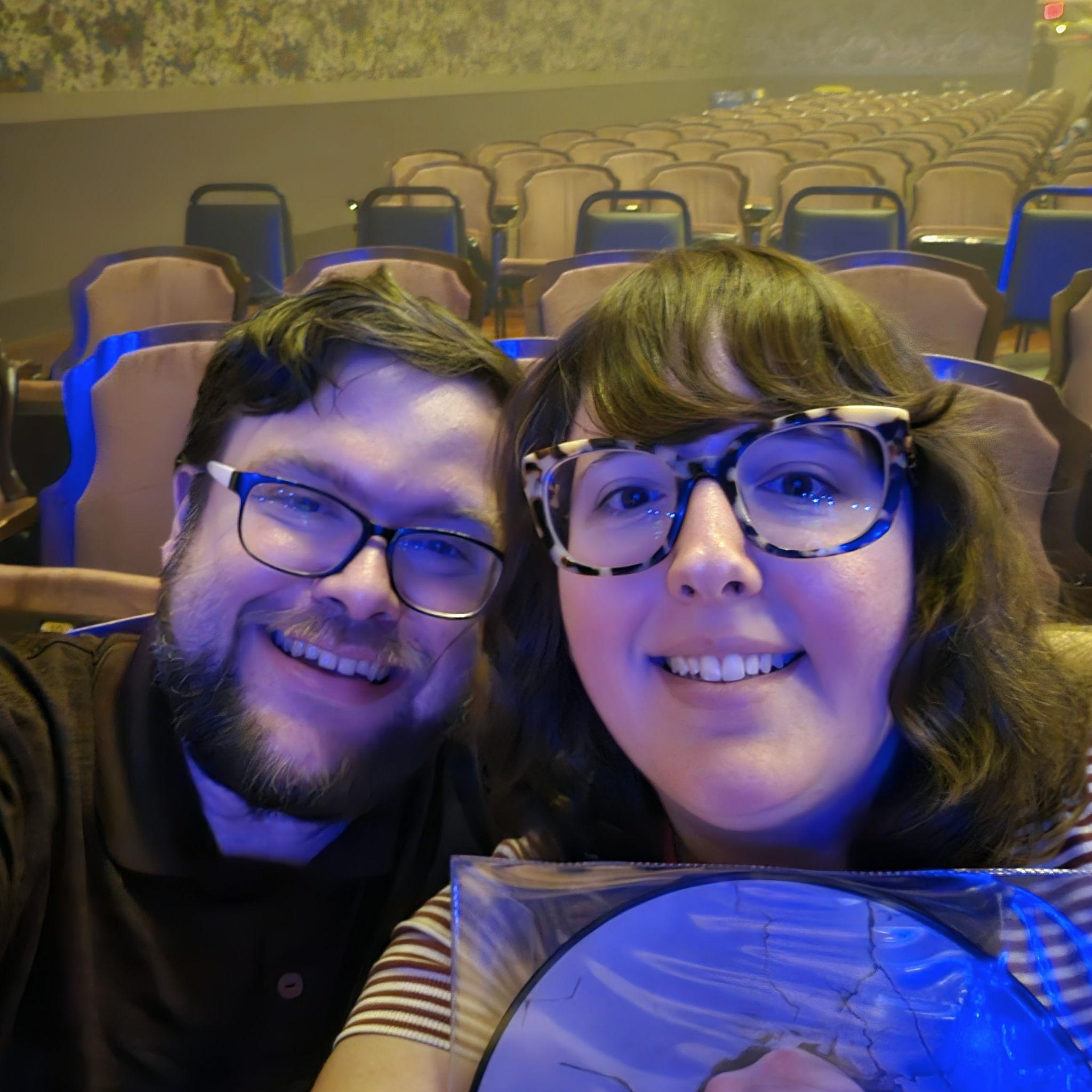 Geri always brings the spark to the our relationship. Her she is taking Phil to a Spark's concert.