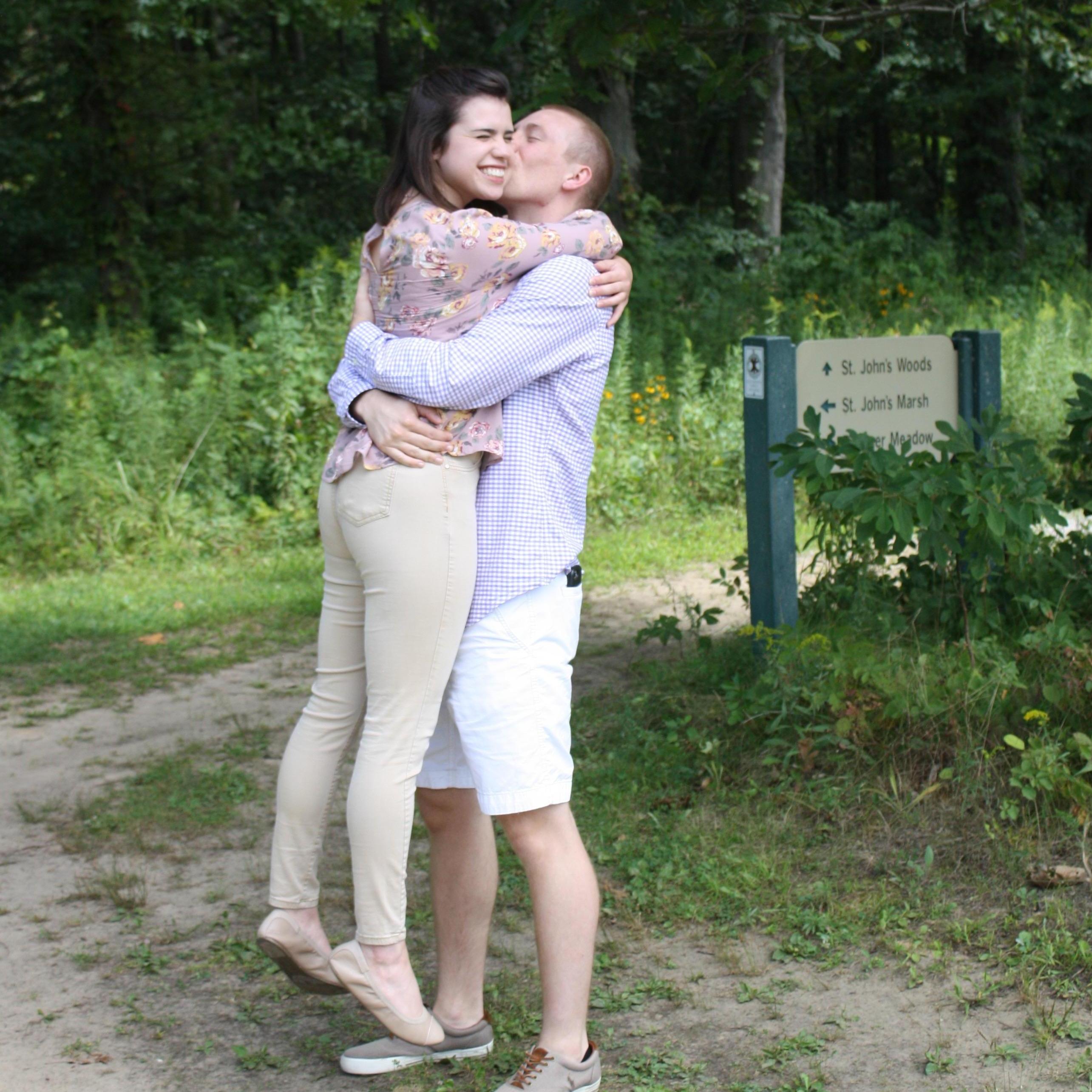 He came and swept me off of my feet
