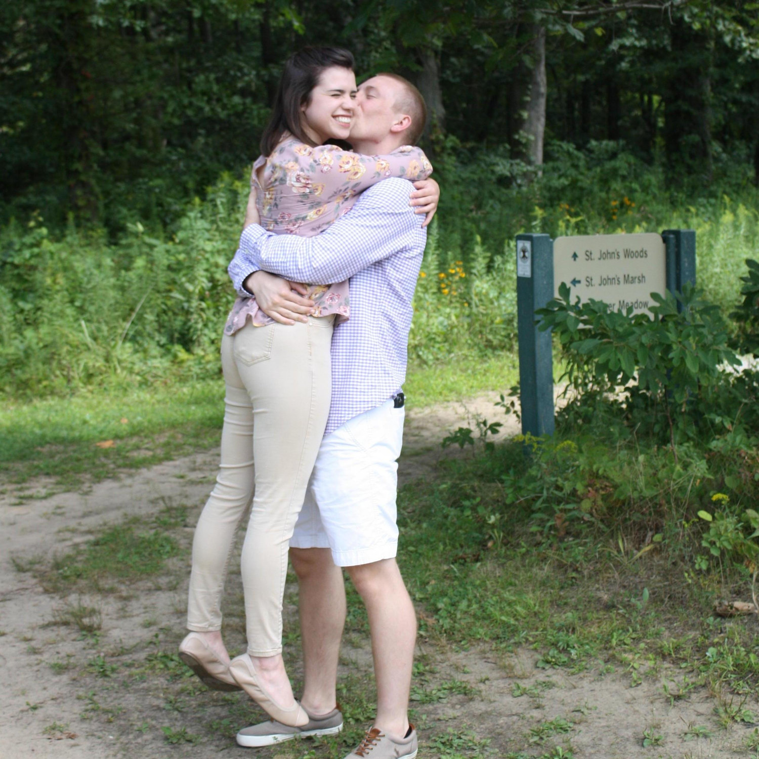 He came and swept me off of my feet