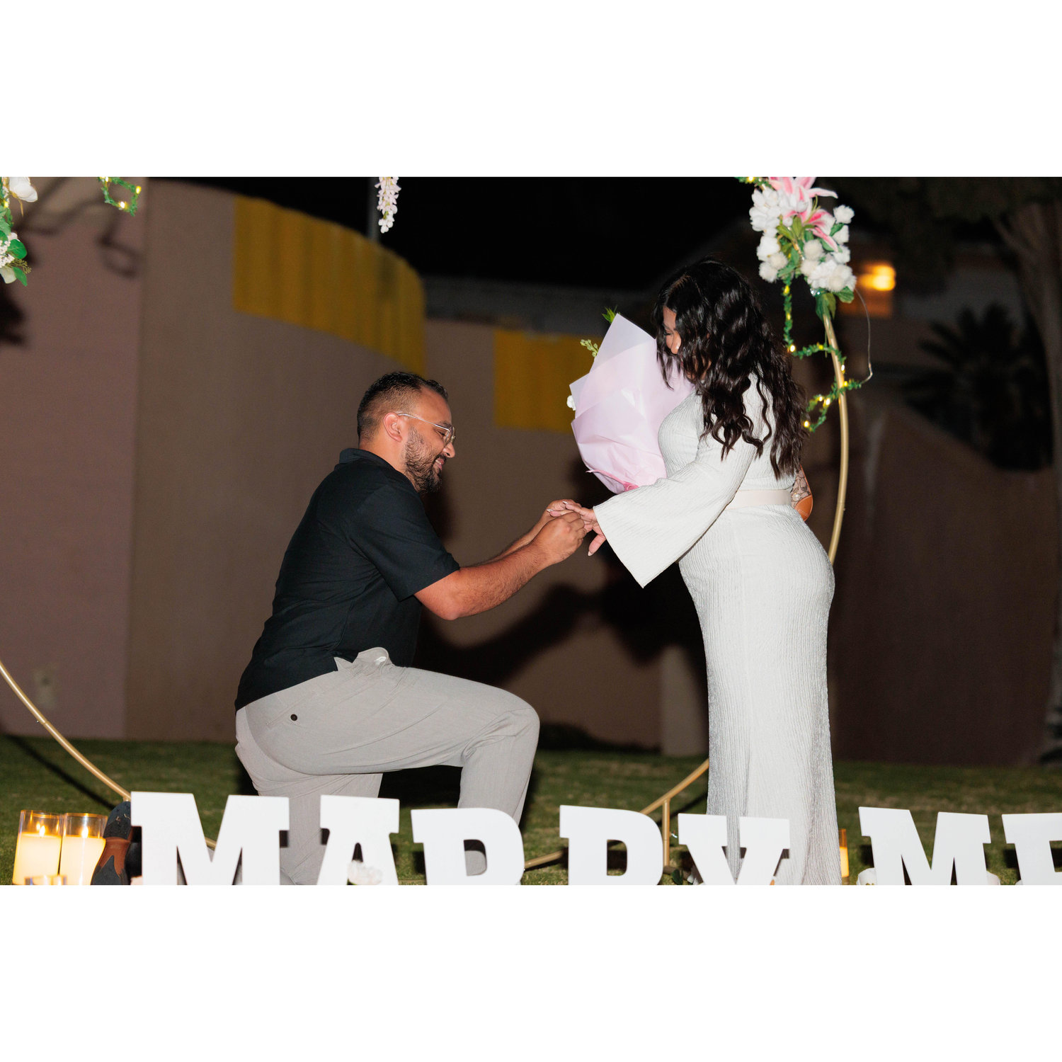 When she said YES!