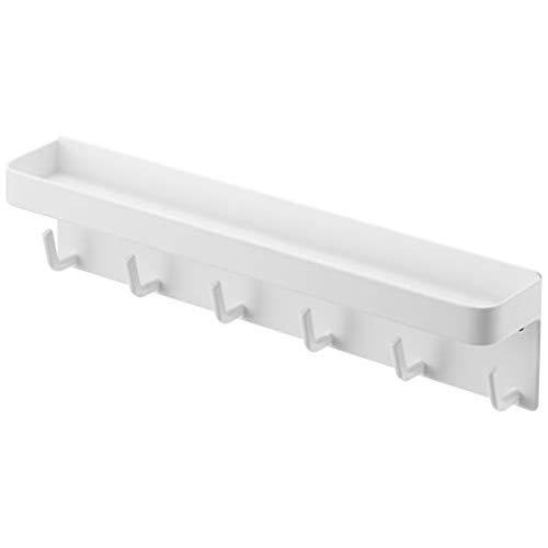 YAMAZAKI home 2754 Smart Magnetic Key Rack with Tray, White