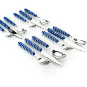 Pioneer Enamelware Cutlery Set - Blue