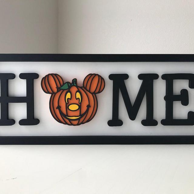 Interchangeable mouse head home sign - Home- Seasonal-