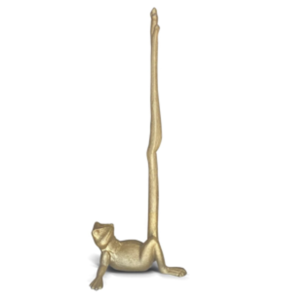 Paper Towel Holder Gold Frog