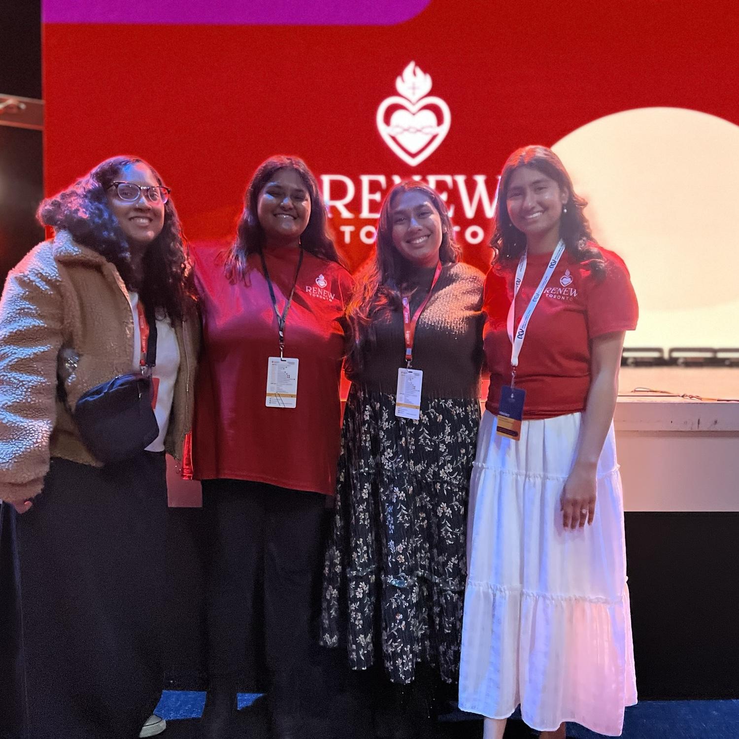 Renew conference with Simmone Pillay, Mary Anne & Shirley Coutinho