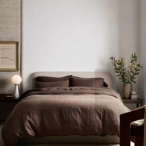 Linen Duvet Cover Set | Quince in Espresso