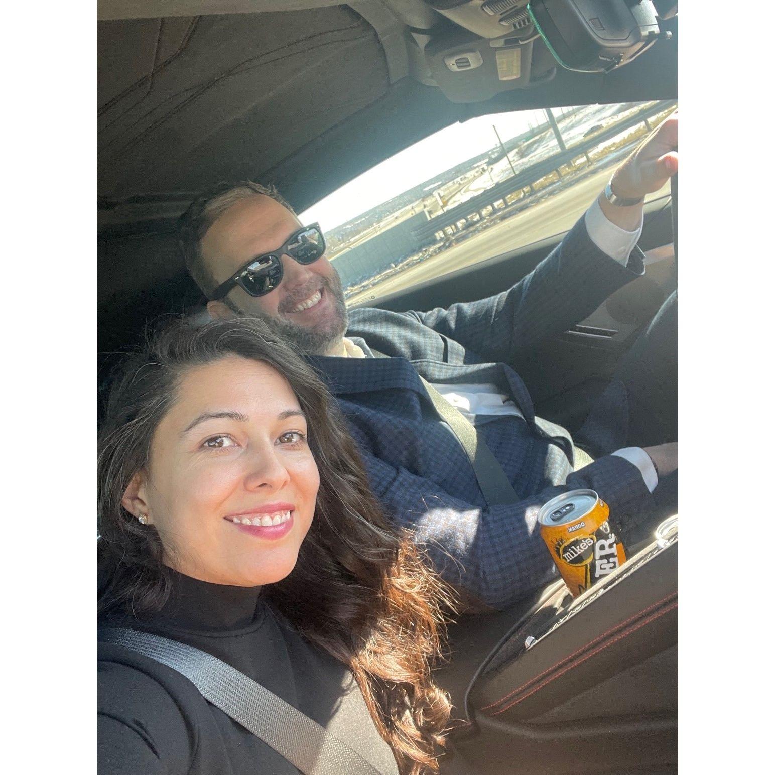 Renting a 2022 Corvette requires Mikes Hard Lemonade.