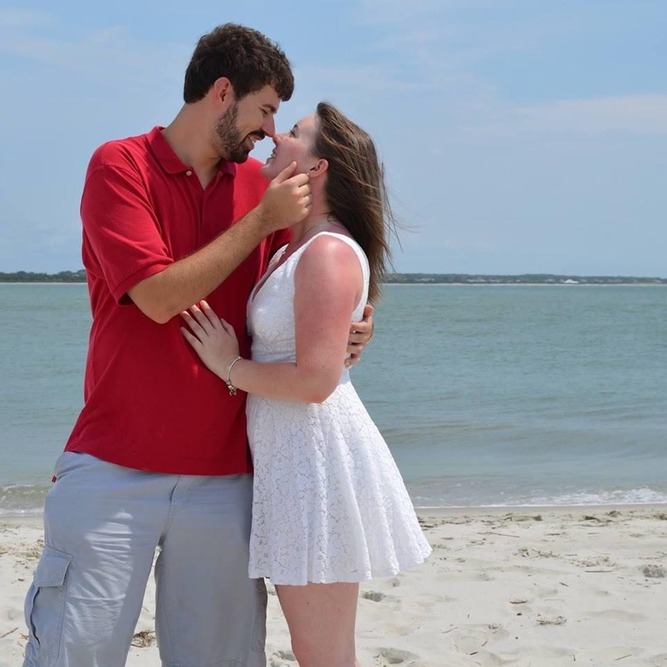 One of our favorite pictures from our first vacation together! Justin planned an amazing trip to Beaufort, NC