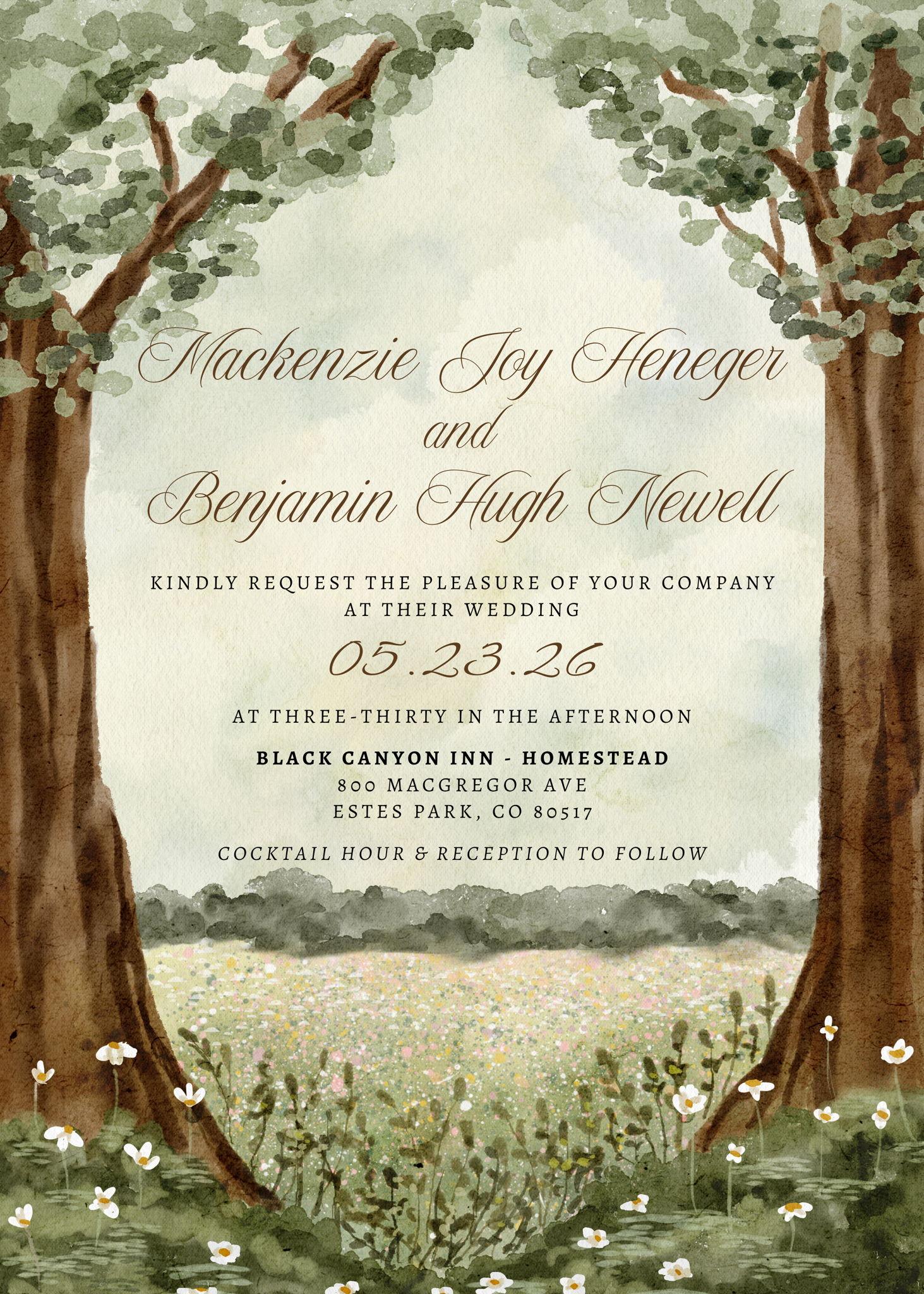 The Wedding Website of Mackenzie Heneger and Benjamin Newell