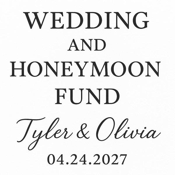 Honeymoon fund