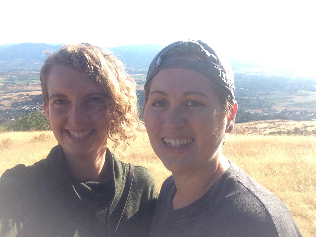 Our first hike together (and official first date) at RoxyAnn
