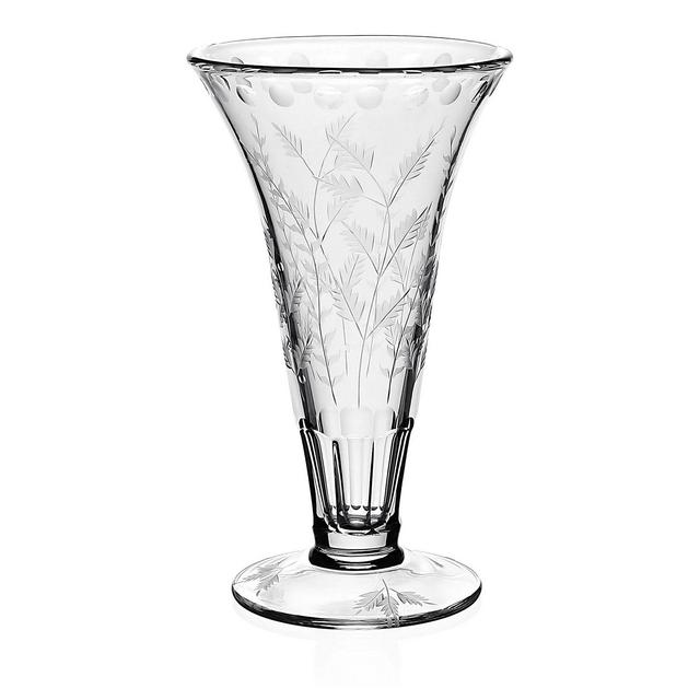 William Yeoward Crystal Fern Footed Vase