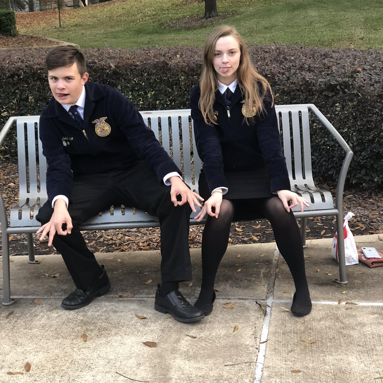 Us at the State Chapter Conducting Contest - thanks FFA!
