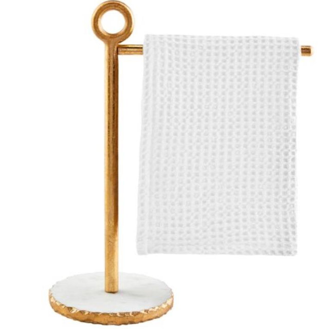 Gold Tea Towel Stand