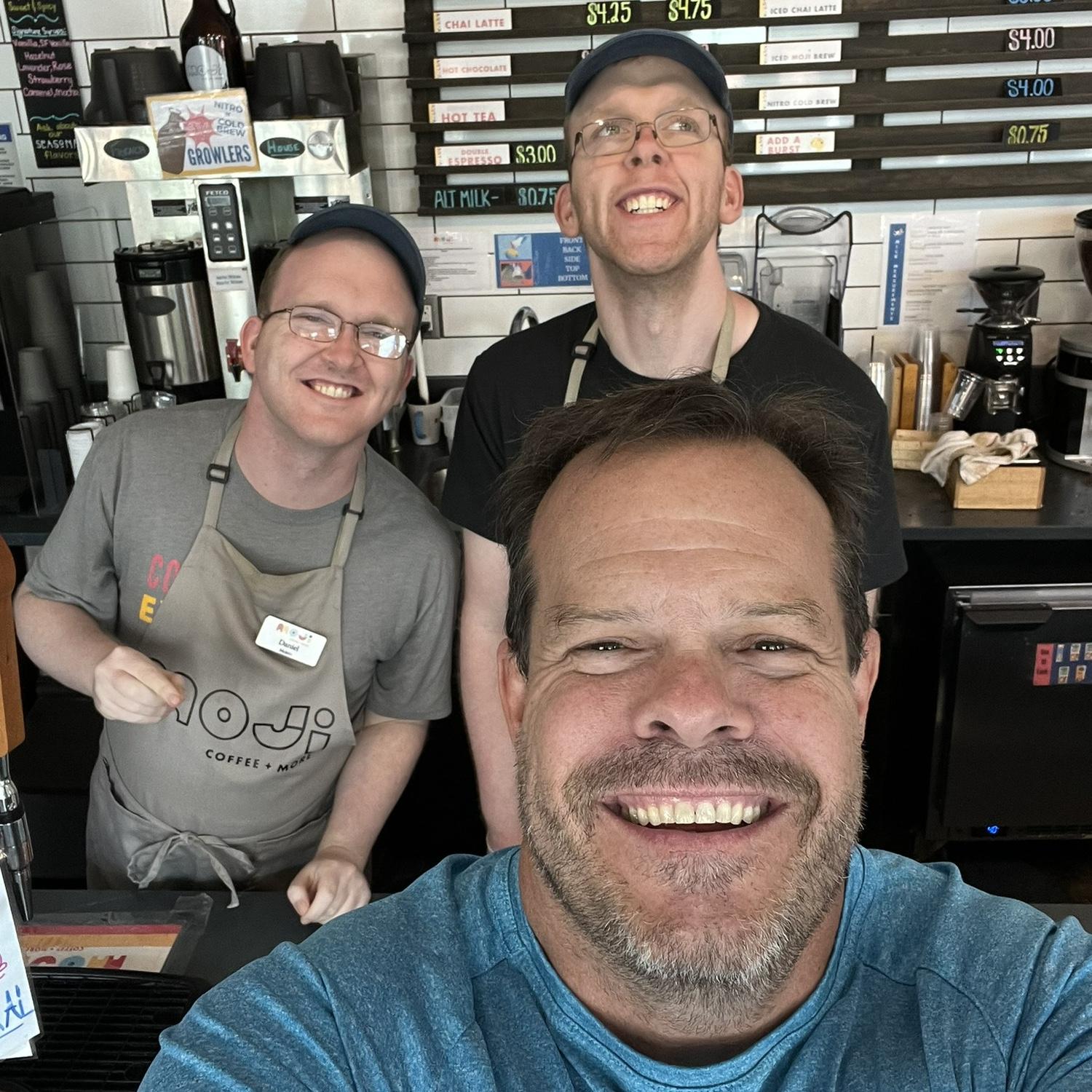 Jace, Eric and Daniel at Moji